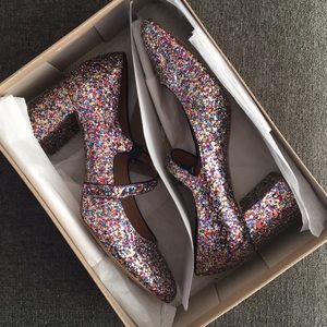 madewell mary jane glitter